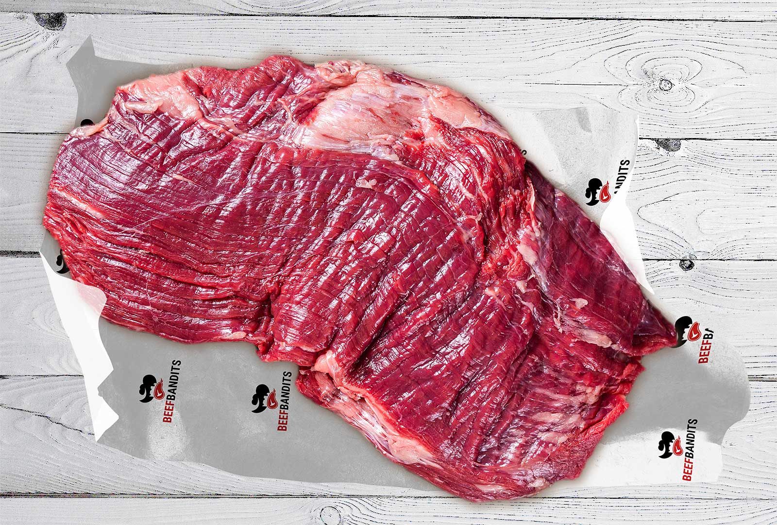 Flank Steak auf Beefbandits Butcher Paper